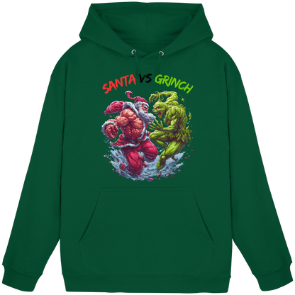 Santa vs Grinch  - Basic Unisex Hoodie