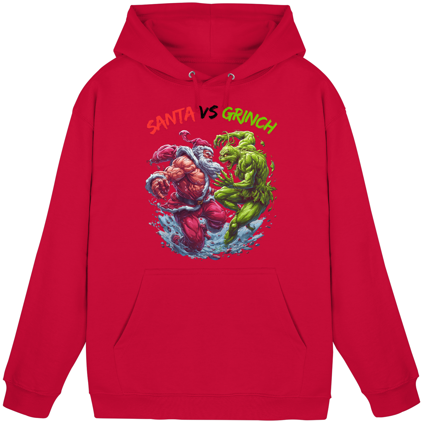 Santa vs Grinch  - Basic Unisex Hoodie