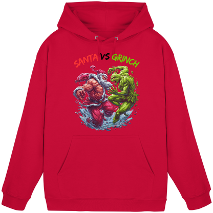 Santa vs Grinch  - Basic Unisex Hoodie