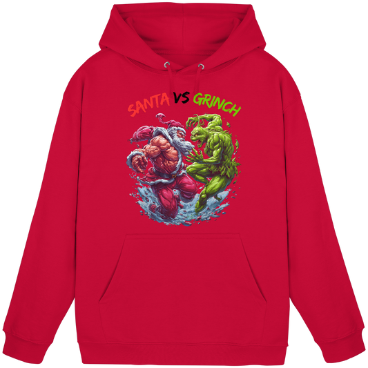 Santa vs Grinch  - Basic Unisex Hoodie